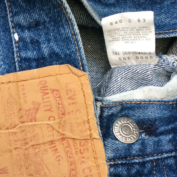 Vintage 80-90’s Levi 501 jeans Great color! - Picture 8 of 8